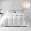 RDS Certified Down Feather Comforter, Organic Breathable Duvet Insert with 4 Corner Ties-133599026