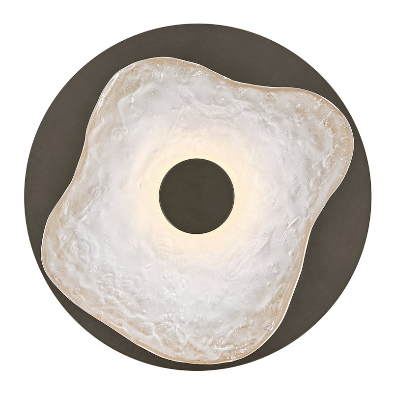 Fredrick Ramond Iona Medium Led Sconce, Black Oxide