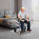 Lockable Rolling Shower Chair With Commode(U-Shape Seat)