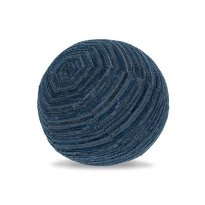 Luxe Stripe Orb Circular Indoor/Outdoor Pillow Cover & Insert