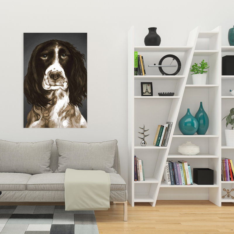 Brown English Springer Spaniel Canvas - Contemporary Home Decor