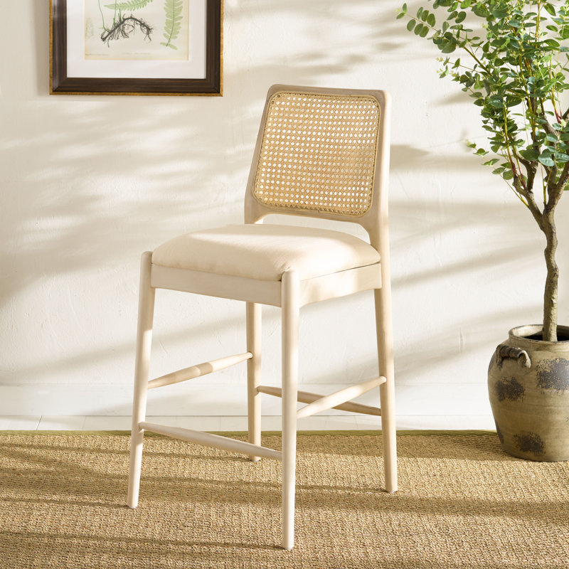 Tabouret de comptoir Reinhardt, Ivoire ivoire