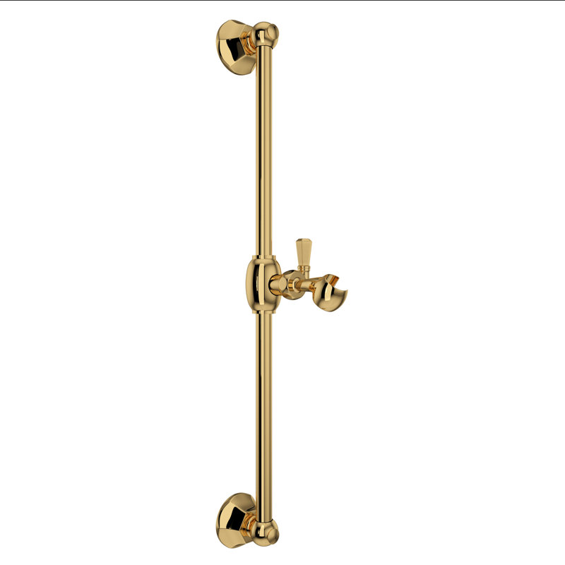 Palladian 24" Slide Bar, Italian Brass