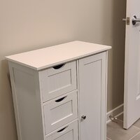 Beachcrest Home Manhattan Freestanding Bathroom Cabinet & Reviews