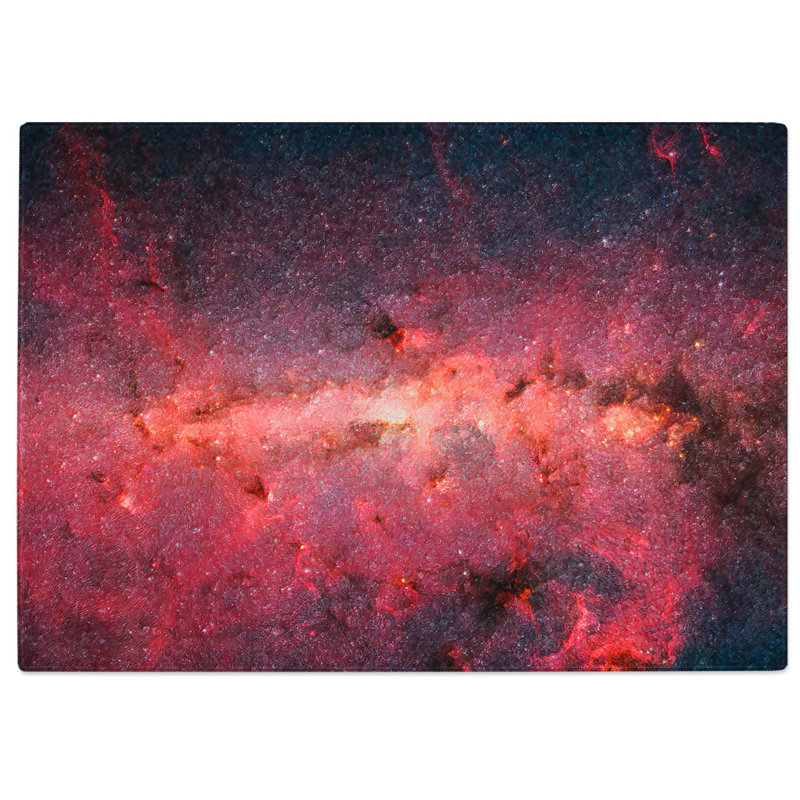 Tempered Glass out of Space Vol.39 Chopping Board, 39 cm W x 28.5 cm L
