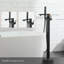 Single Handle Floor Mounted Tub Faucet-107558519
