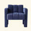 Chaise d'appoint pratique et large rembourrée-1672973468