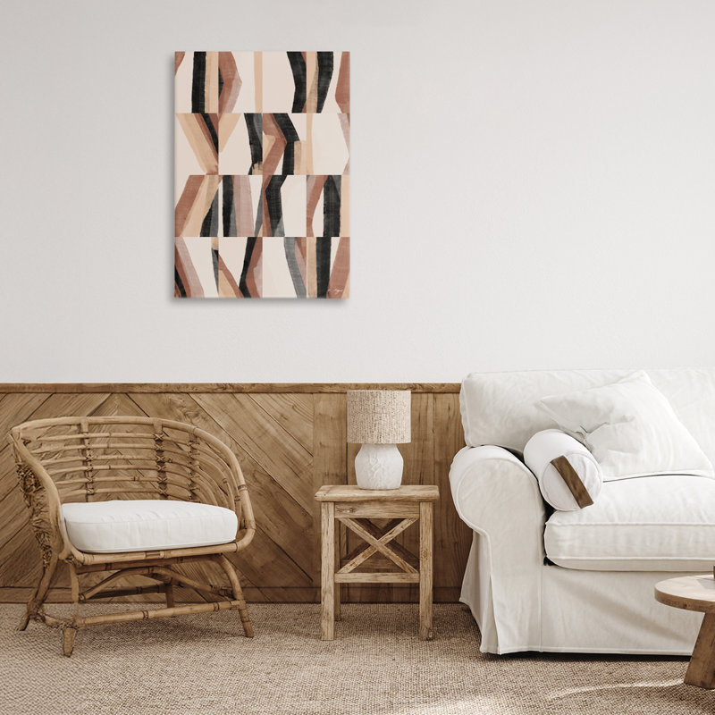 Neutral Abstract Kit Canvas, design by 1x, 24" H x 16" W