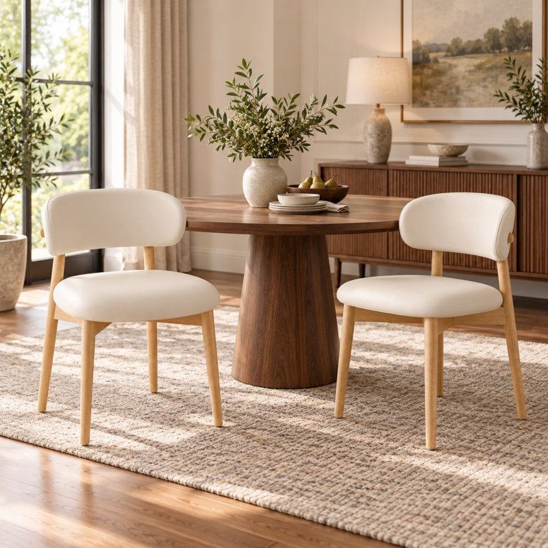 Chaise de salle à manger Mid-Century