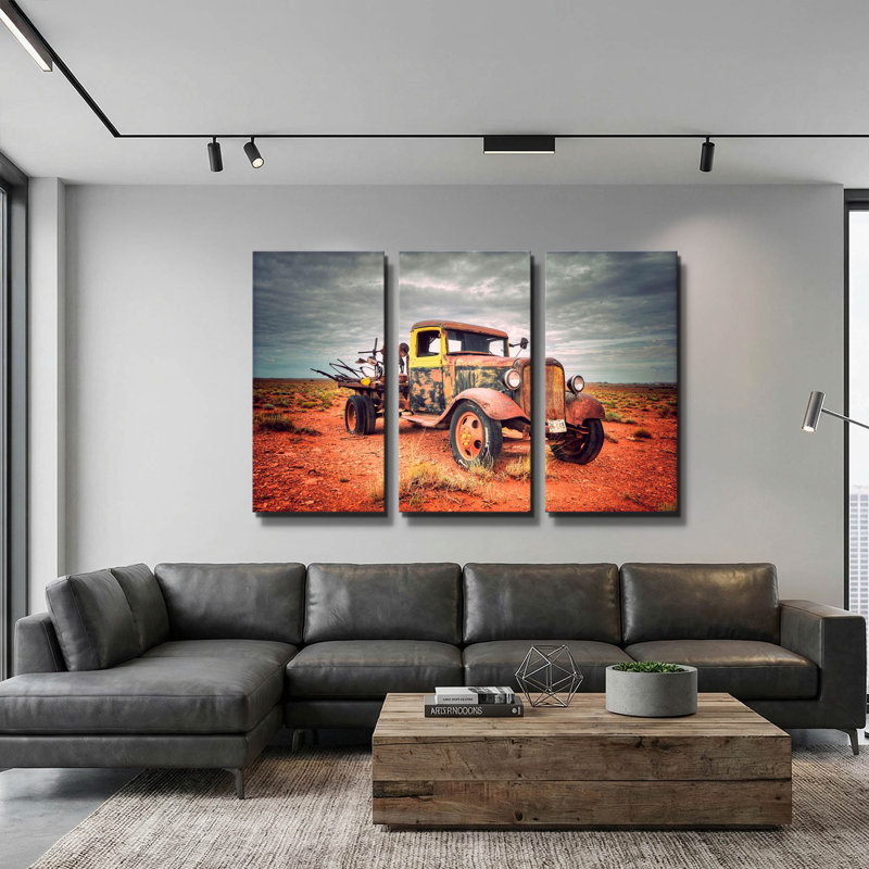 « Isolé et oublié » de Philippe Sainte, triptyque mural, 152 x 102 cm, 60 po x 40 po