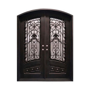 Crowned Garden Iron Door
