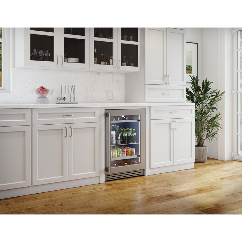 Presrv Pro 24 In. 7-Bottle And 88-Can Single Zone Beverage Cooler