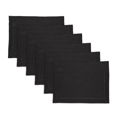 Sonoma Hemstitch - 100% Pure Linen Placemats (Prewashed)