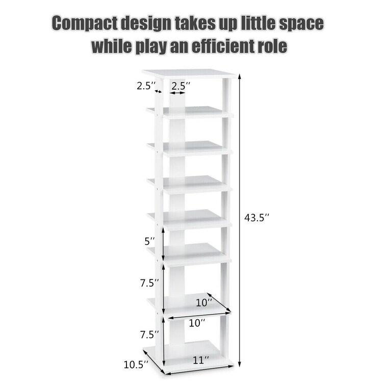 7 Shelf Industrial Style Shoe Rack Display Rack Bookcase With Steampunk  Style Decorative Handles NEW LOWER PRICES 