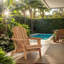 Chaise Adirondack pliante surdimensionnée pour l'extérieur, chaise de patio-976530420