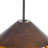 1-Light Rattan Pendant Light Fixture Dark Brown-408779614