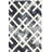 Bryauna Hand Tufted Wool/Cotton Geometric Rug in Graphite/Ivory-20111087
