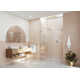 Eclipse 56 - 60 in. x 78 in. Fully Frameless Sliding Shower Door