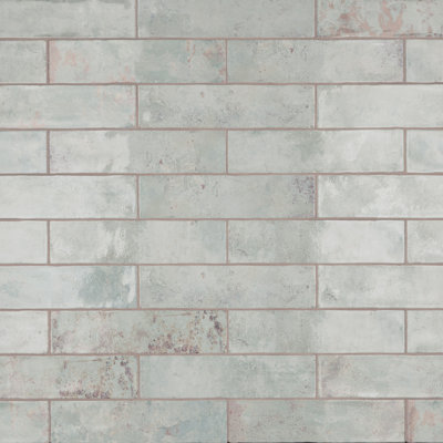 Biarritz 3" x 11.88" Straight Edge Ceramic Brick Look Subway Wall Tile