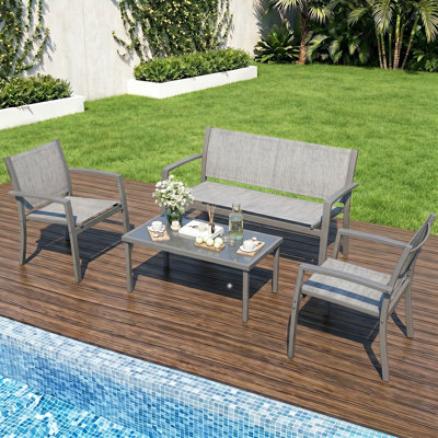 Ensemble de patio complet 4 pièces Arantxa