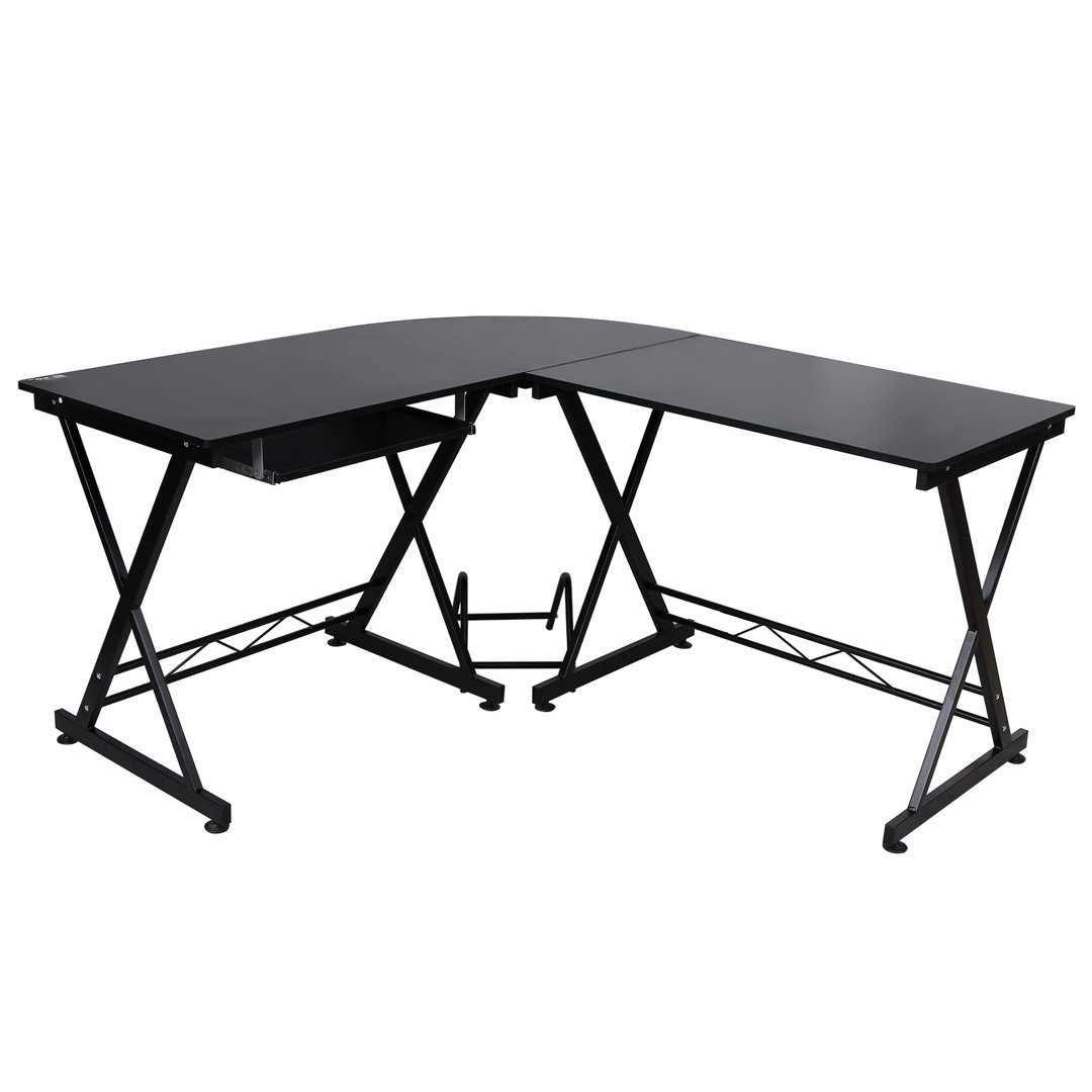 Corner Desk, L-Shaped Computer Desk, For Study And Games, Space Saving, Easy Assembly, 138 X 150 X 75 Cm