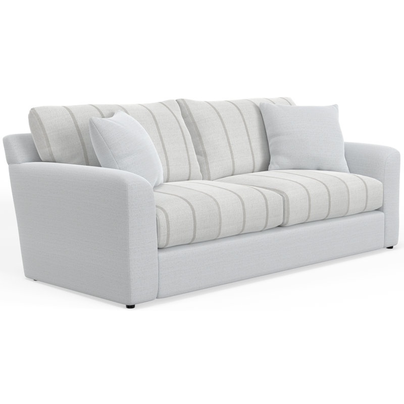 Canapé Mialyn, Polyester blanc