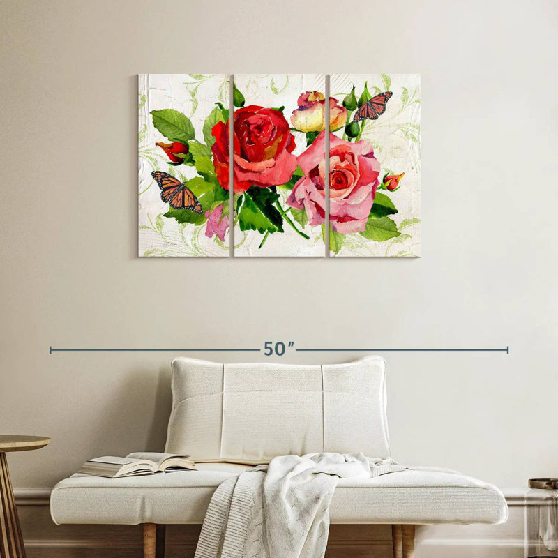 Bouquet de roses rouges Harnek, H 24 po x l 38 po