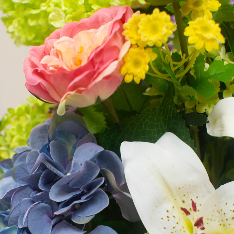 Polysilk Arrangement in Vase
