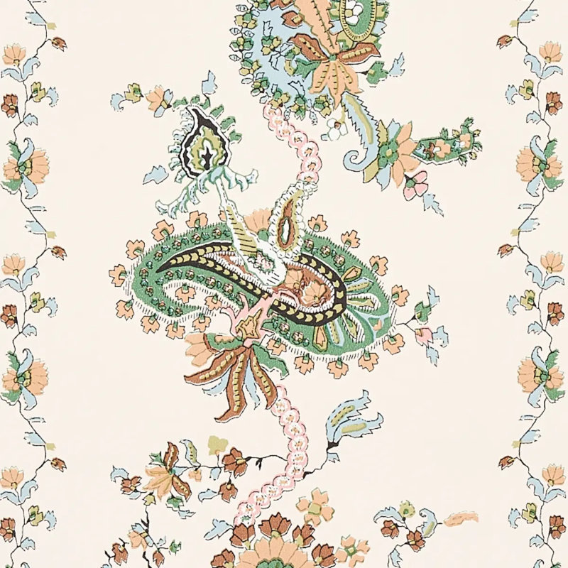 Papier peint Elena, Vert