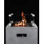 Rectangle Polyresin Propane Smokeless Outdoor Fireplace