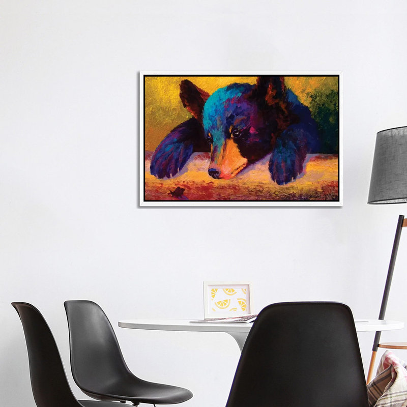 Chasing Bugs 1 Piece Painting on Canvas, 101.6 cm H x 66.04 cm W, White Framed