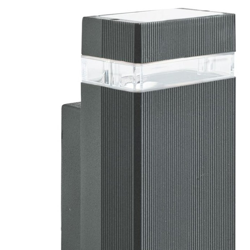 Cowles 2 - Bulb 23.5cm H Integrated LED Frosted Glass Outdoor Flush Mount