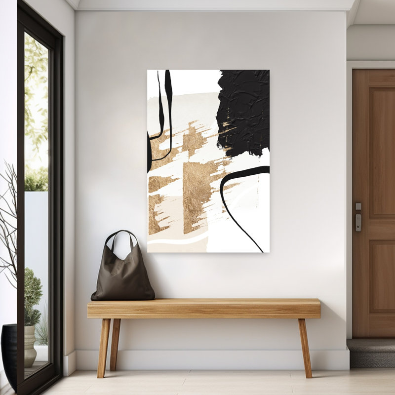 Art contemporain, art contemporain abstrait, H 60 po x l 40 po