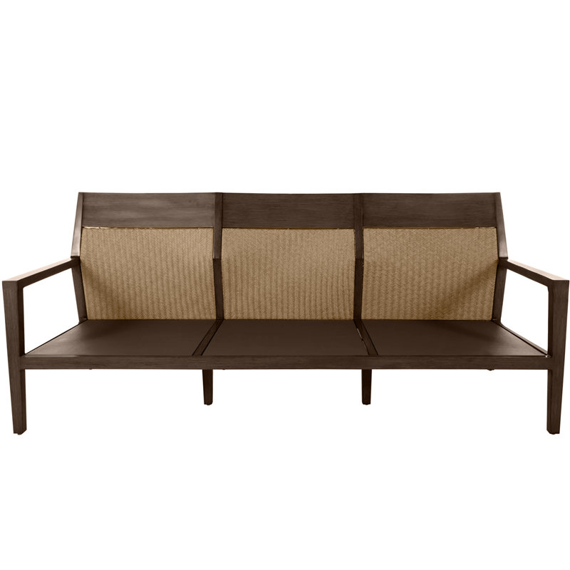 Savannah 86" Wide Outdoor Rectangle Sofa with Cushions