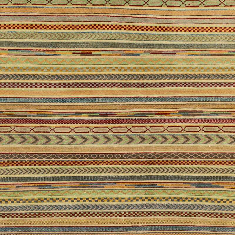 Tapis abstrait moderne 2258ABS2271, Carré 6 pi