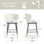 Tabouret de bar et de comptoir 26 po avec cadre en métal-748632937