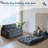 Boneless 8" Futon mattress, Folding Sofa Bed-2083358530-2094788264