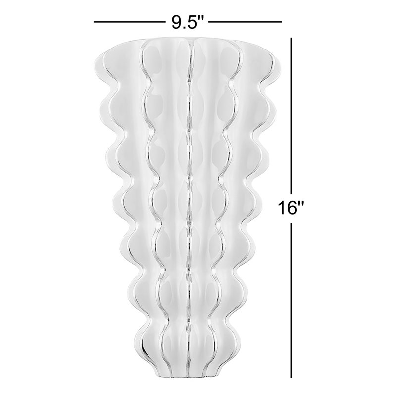Esperanza 2 Light Wall Sconce, Ceramic Gloss Gray