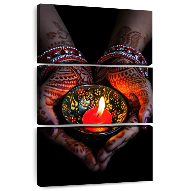 Adella, l'hindouisme, Diwali Festival, H 38 po x l 24 po