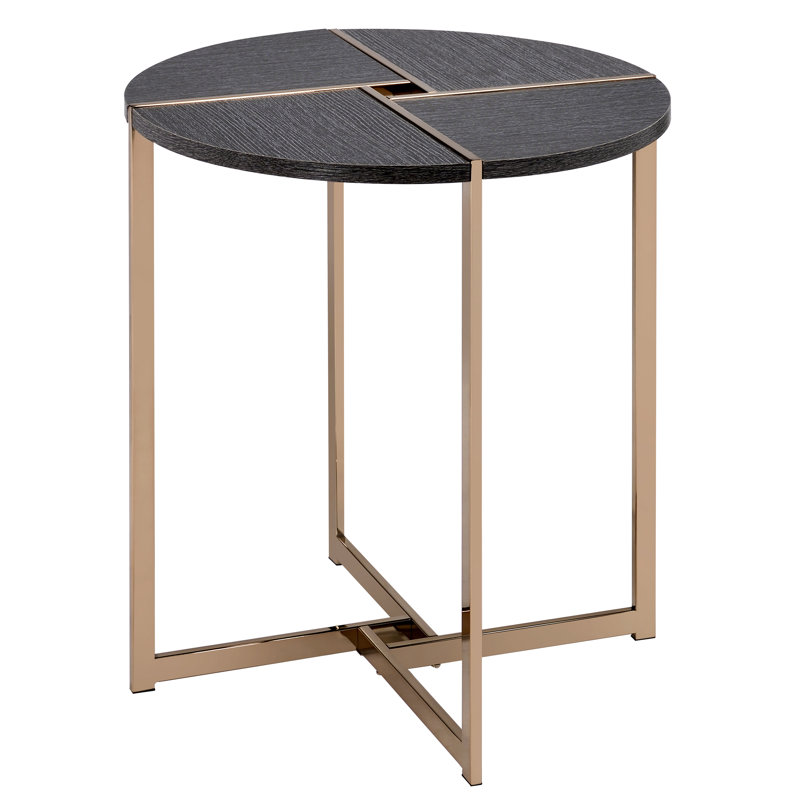 Table de bout avec pieds croisés
