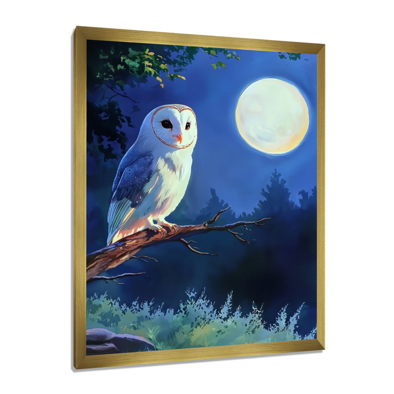 Gerick - Reproduction d'art mural animaux, H 32 po x l 16 po, Reproduction encadrée d'une seule photo, Doré