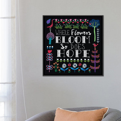 « brillante folklore inspiration ii », art textuel sur toile
