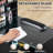 Black Nail Desk With Drawers,Storage,Open Shelves,Tempered Glass Panel,Manicure Table For Makeup Beauty Salon Workstation,Workshop,Home-150995882