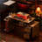 Computer Desk, Computer Table With Power Outlets And LED Lights,For Home And Office-1978388863