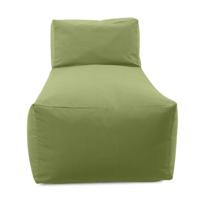 Outdoor Pouf Lounge Cover, Seascape Moss