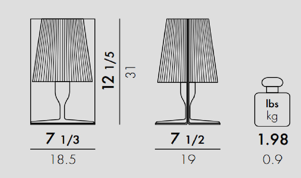 Take Table Lamp, Amber