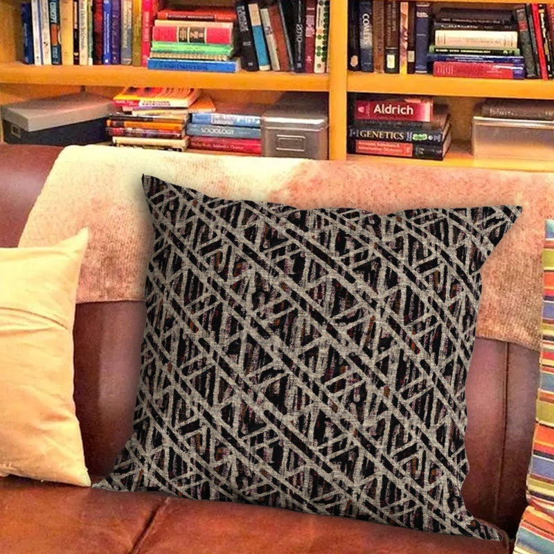 Ardinn Geometric Outdoor Reversible Throw Pillow, 16" x 16"