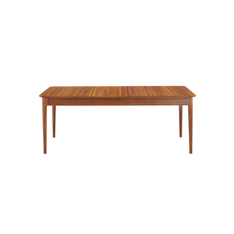 Catellini Extendable Bamboo Solid Wood Dining Table
