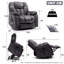 100cm Wide Velvet Lift Assist with Massager-1440168667