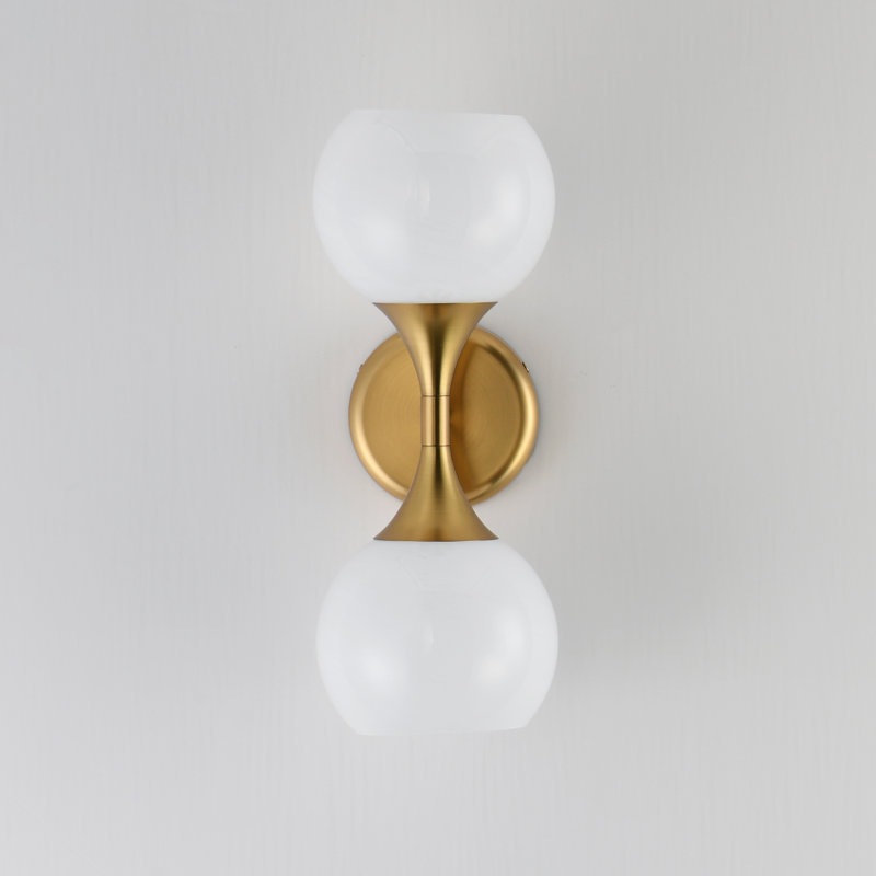 Neve-Wall Sconce, Natural Aged Brass